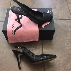 Nina shoes leather sole 8M